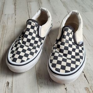 vans cream checkered